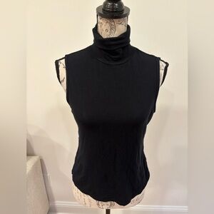 Theory Midnight Black Sleeveless Top